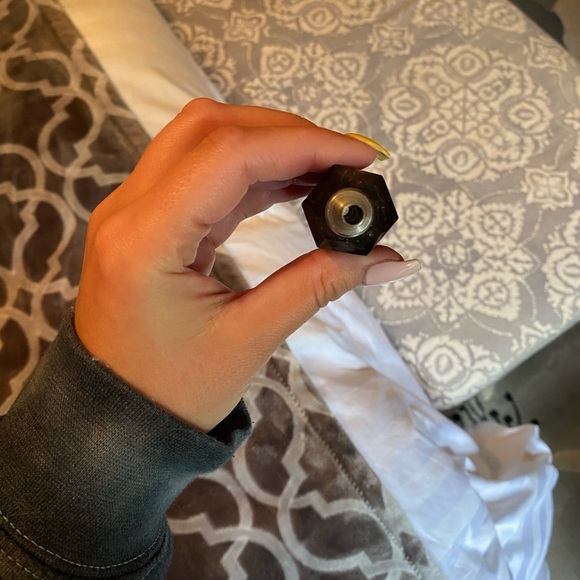 Smoky quartz stainless steel reusable straw. Single straw - Picture 13 of 16